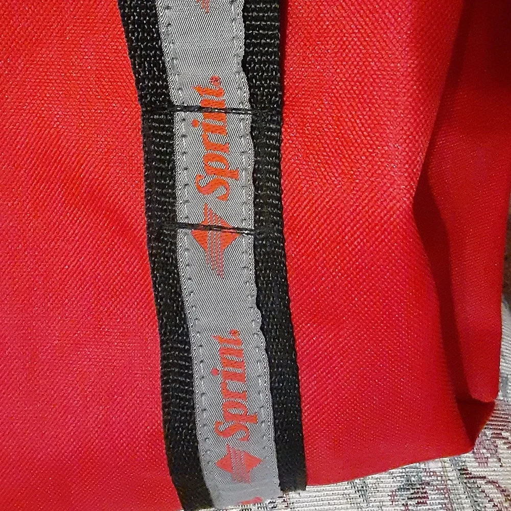 SPRINT Logo Red Duffle Bag